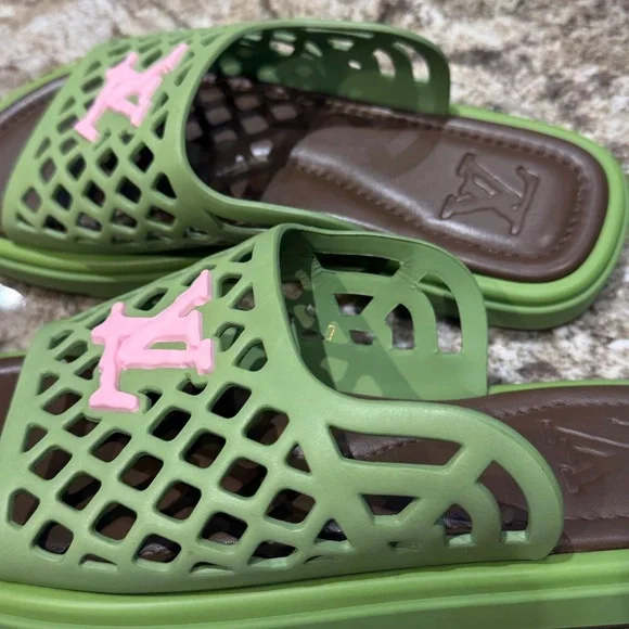 LV x Tyler The Creator Mule Slide Sandal NEW - Picture 3 of 6